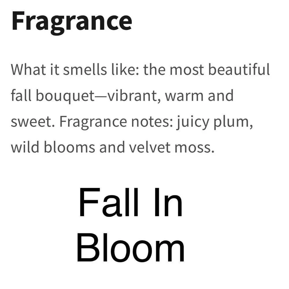 BBW Fresh Balsam Foaming Hand Soap and Fall In Bloom Body Cream Set of 2 NWT